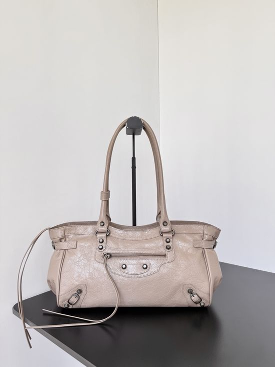 Balenciaga Le City East-West Bag Sesame 845704