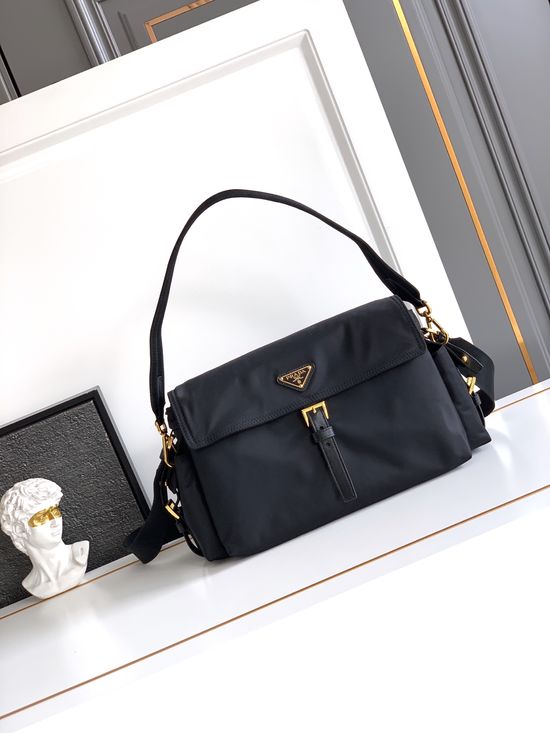 Prada Messenger Bag Recycled Nylon Handbag 1BD391