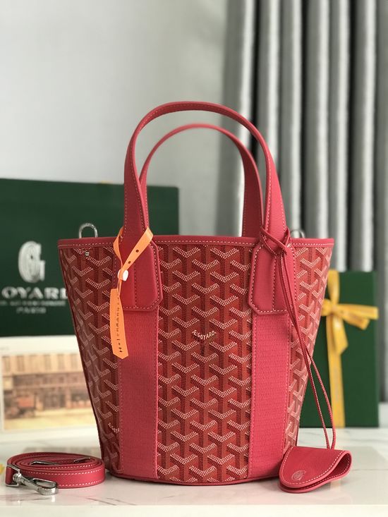 Goyard BELHARRA Small Canvas Bucket Bag 120230