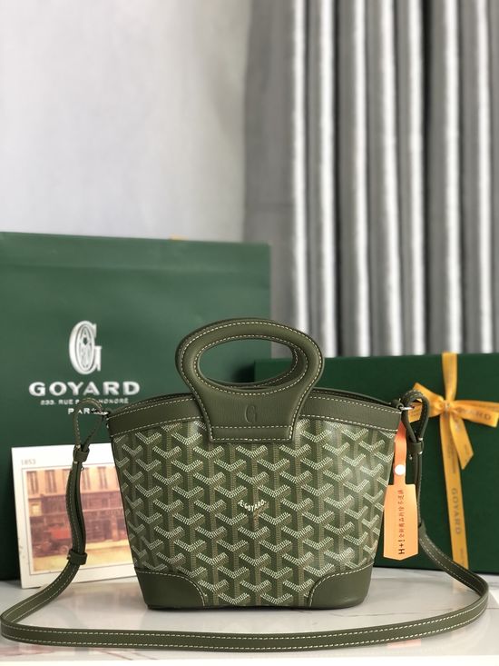 Goyard Drawstring Canvas Handbag 020249