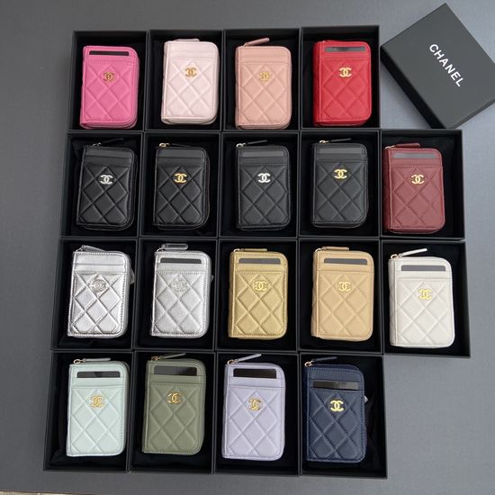 Chanel Zipper Card Holder 1650