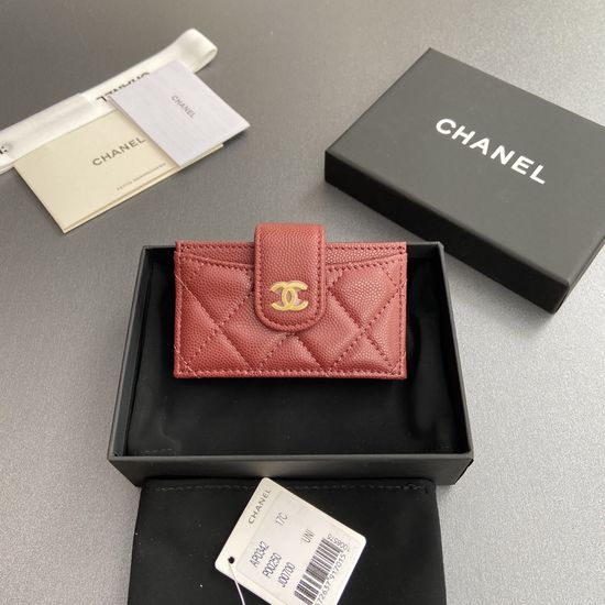 Chanel Accordion Card Holder 0342
