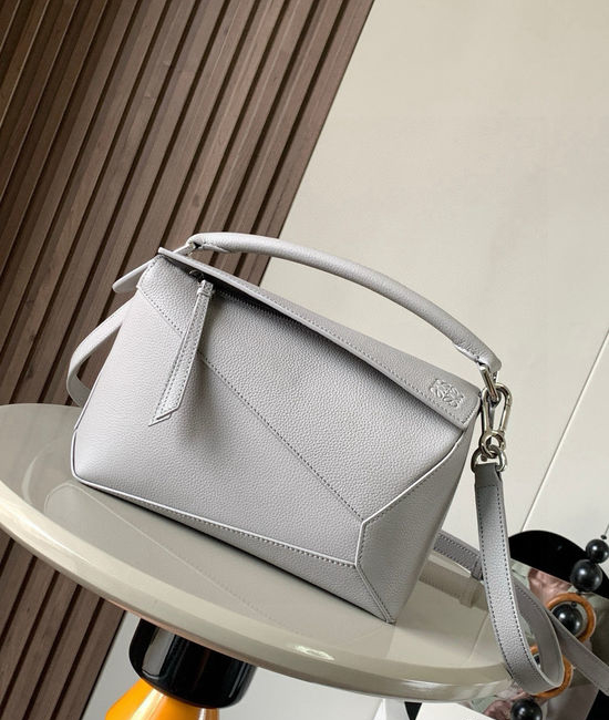 Loewe Puzzle Small Geometric Bag Gray 8010