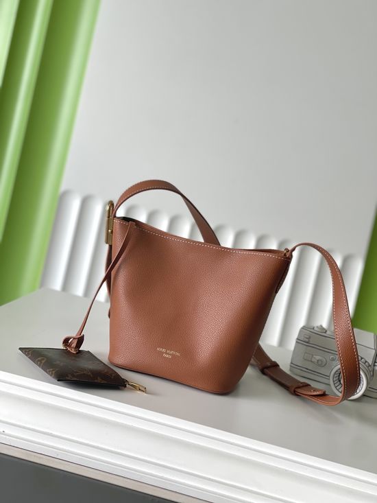 Louis Vuitton ALL IN BB Leather Bucket Bag M14416