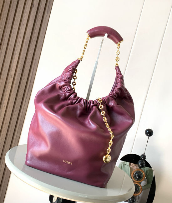 Loewe Squeeze Nappa Leather Handbag 9041