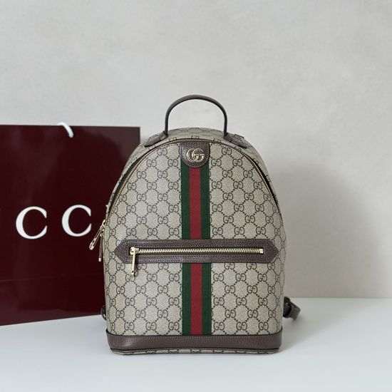 Gucci Coffee Rubber Large Tote Bag 836856