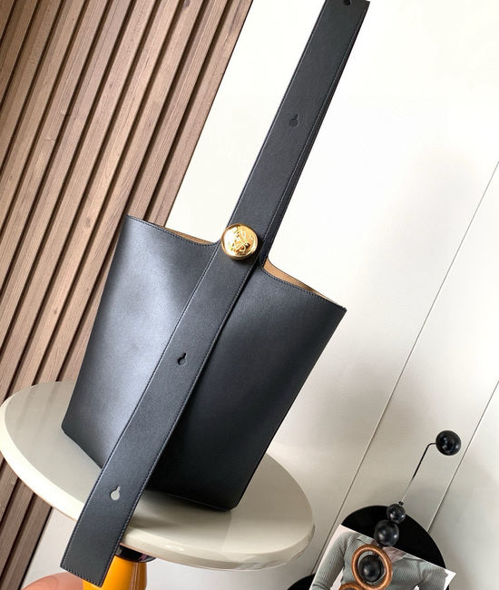 Loewe Pebble Bucket Leather Handbag 9045