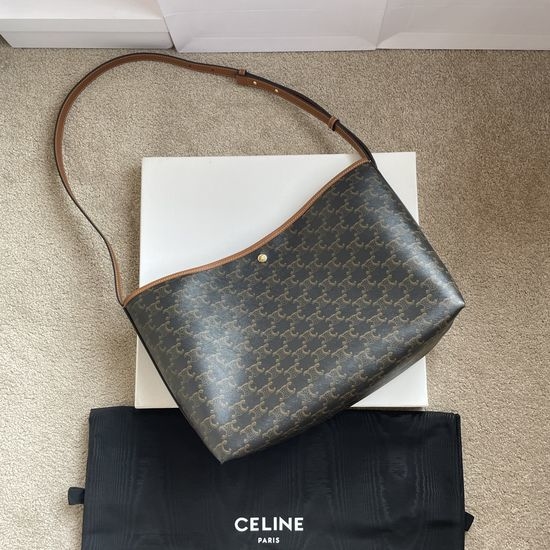 Celine Soft Shopper Printed Adjustable Handbag 123912