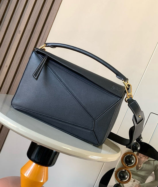 Loewe Puzzle Litchi Grain Leather Handbag 9017