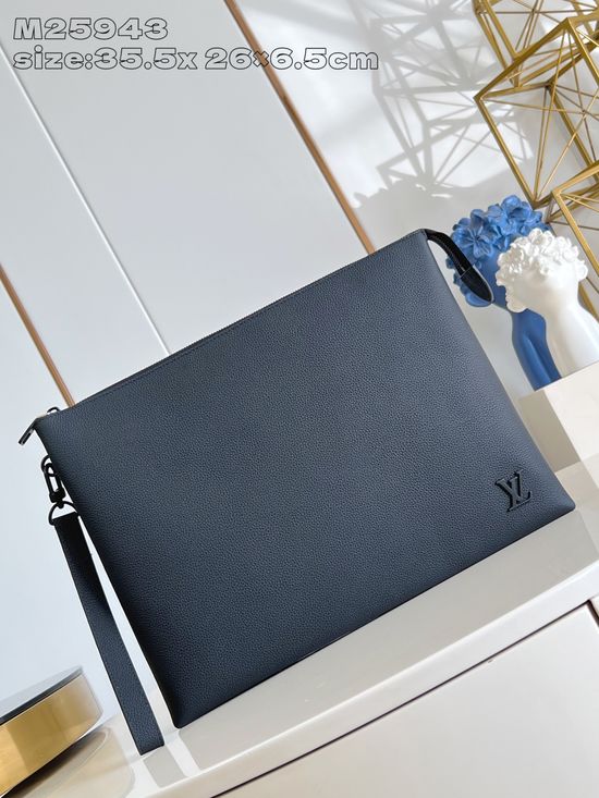 Louis Vuitton Duo Pouch Leather Laptop Organizer M25943