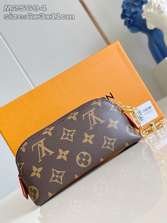 Louis Vuitton Lipstick Cosmetic Pouch M25694