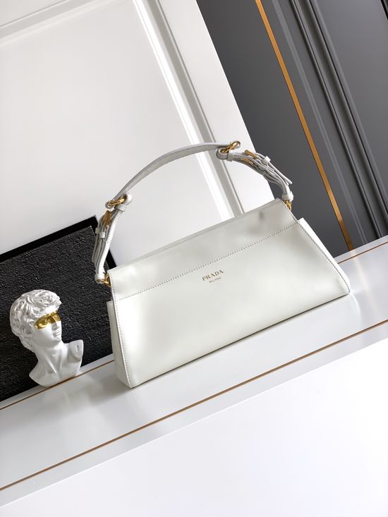 Prada Enchane Textured Leather Handbag 1BC262