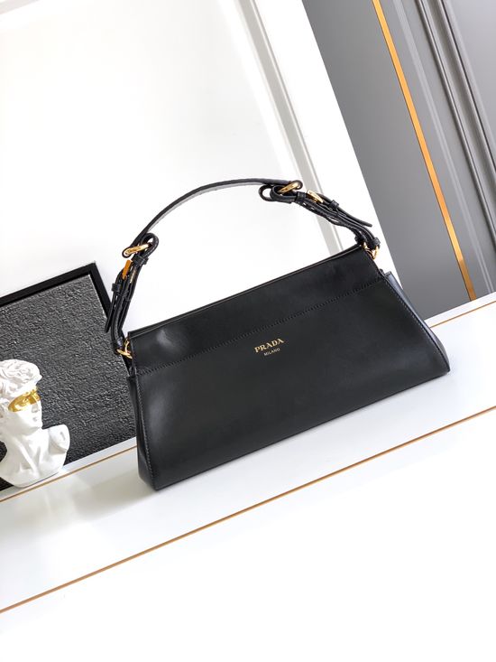 Prada Enchane Textured Leather Handbag 1BC262