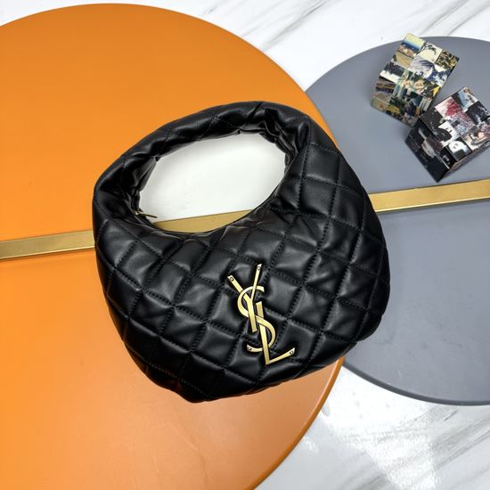 Yves Saint Laurent Icare Baby Black Lambskin Bag 851689