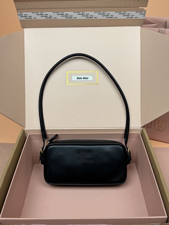 Miu Miu Calfskin Mini Handbag Detachable Strap 5NE024
