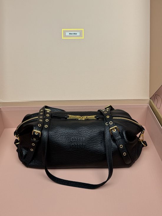 Miu Miu Joke Nappa Leather Shoulder Bag 5BA001
