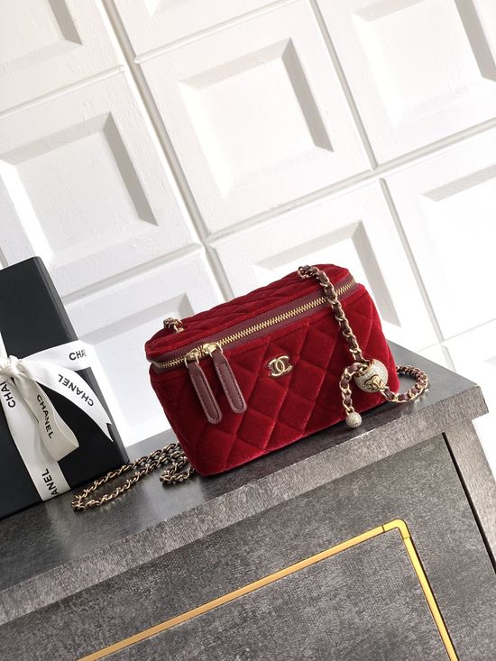 Chanel Box Bag Chain Cosmetic Case 25B