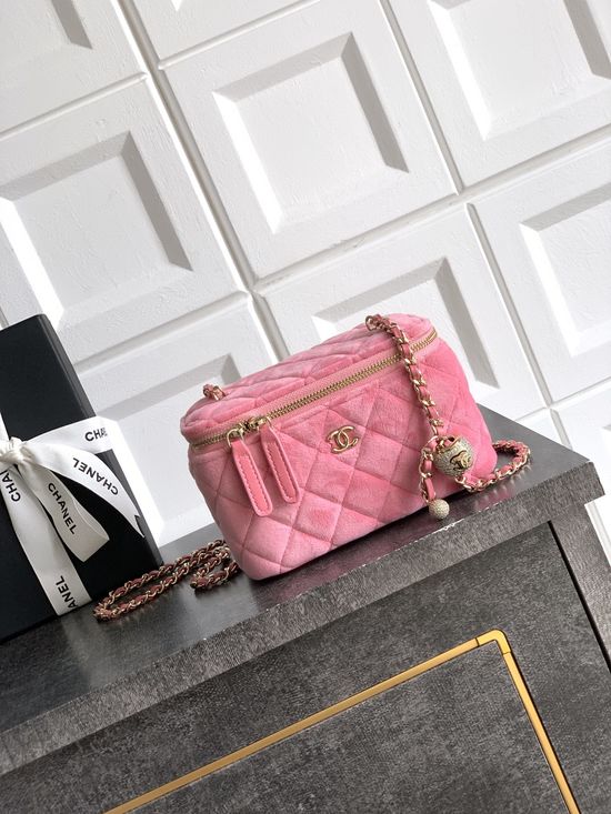 Chanel Box Bag Chain Cosmetic Case 15337