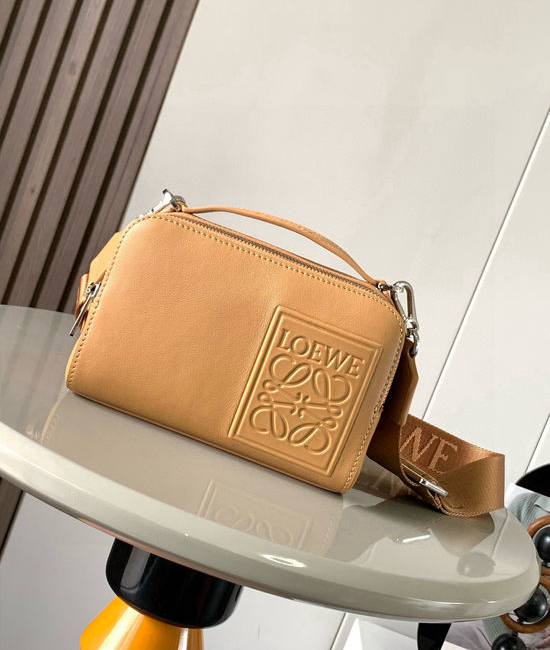 Loewe Satin Leather Mini Camera Crossbody Bag 9111