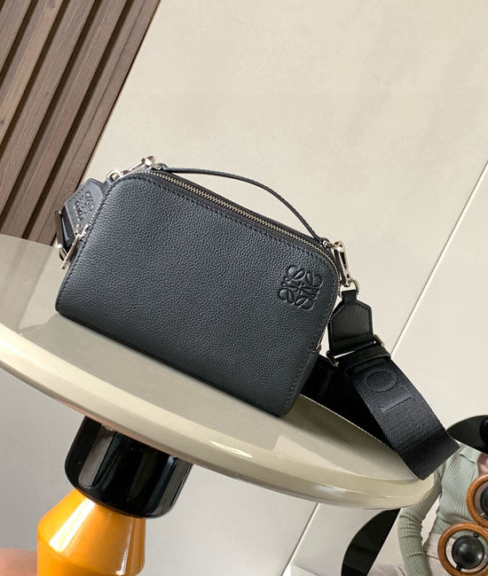 Loewe Mini Satin Leather Camera Crossbody Bag 9111