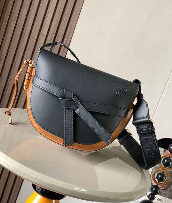 Loewe Gate Duel Small Leather Saddle Bag 9004