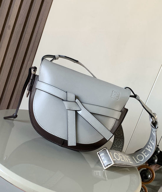 Loewe Gate Duel Small Leather Saddle Bag 9004