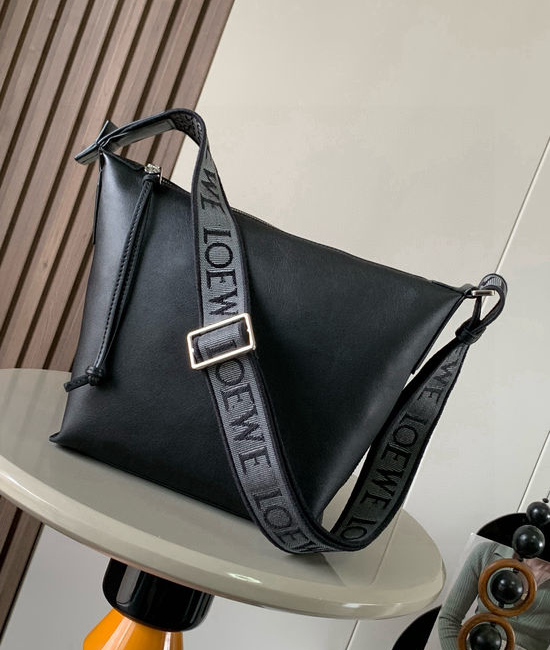 Loewe Cubi Smooth Leather Adjustable Strap Crossbody Bag 9026