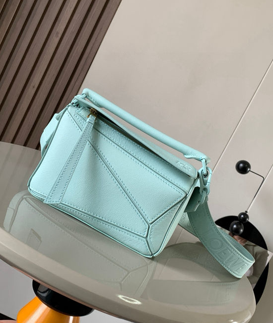 Loewe Puzzle Mini Grained Leather Shoulder Bag 9020