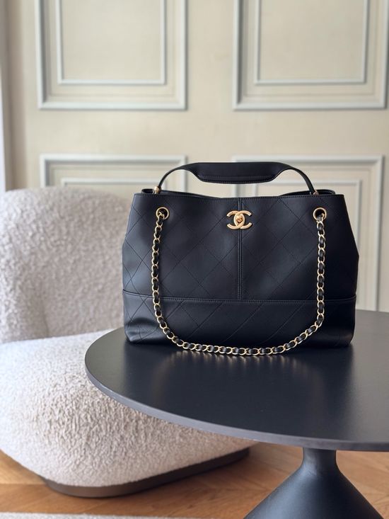 Chanel Suede Quilted Crossbody Bag AS5634