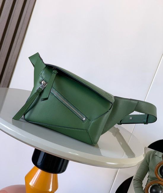 Loewe Puzzle Mini Green Waist Bag 9115