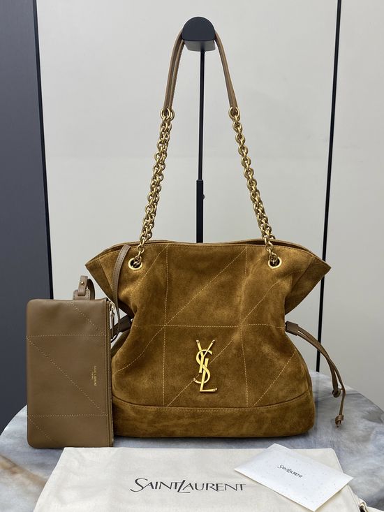 Yves Saint Laurent Jamie Large Pochon Sheepskin Shoulder Bag 833948