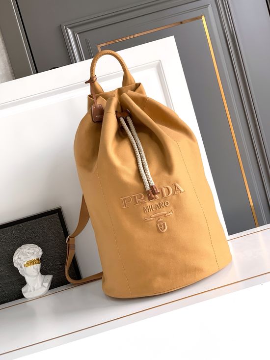 Prada Drawstring Travel Bag With Adjustable Strap 2VY011