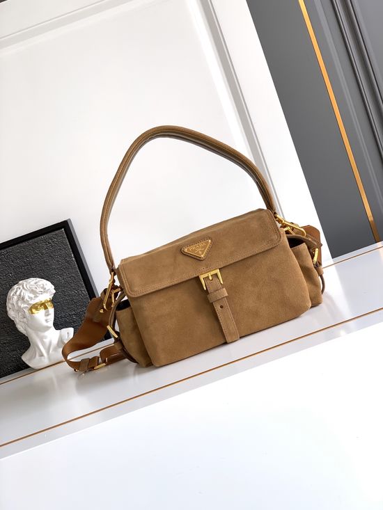 Prada Suede Messenger Bag 1BD394