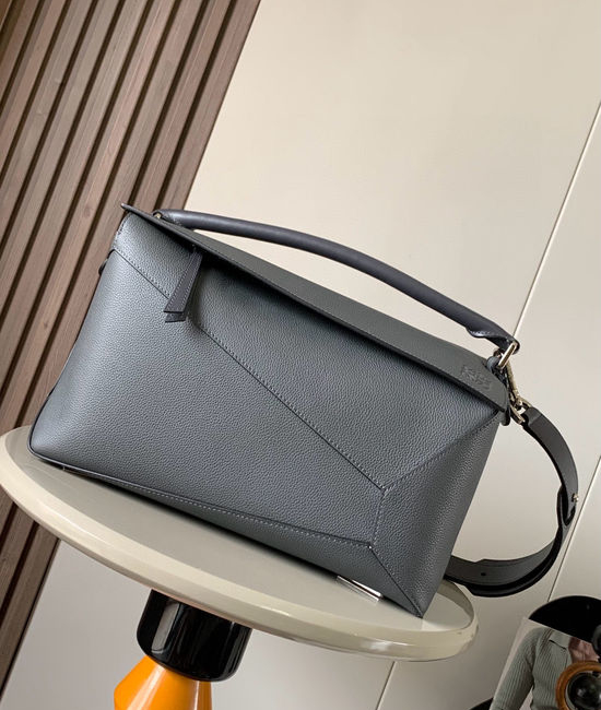 Loewe Puzzle Litchi Grain Leather Geometric Bag 3681