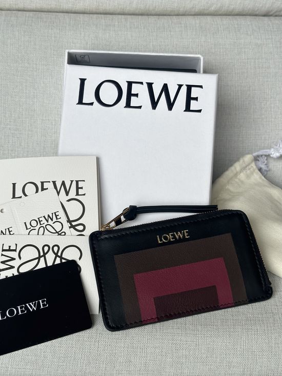 Loewe Nappa Calfskin Coin Card Holder A01-1