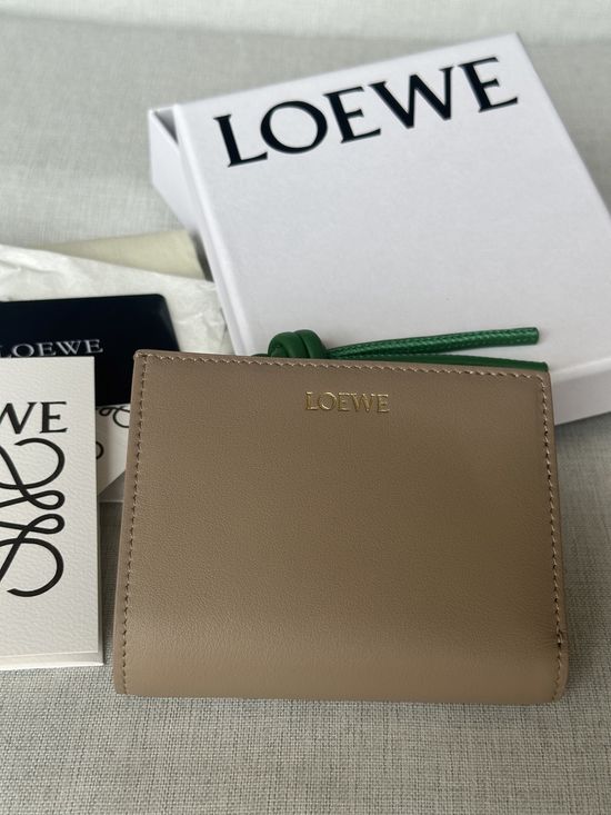 Loewe X1 Nappa Leather Rope Zip Wallet 16169