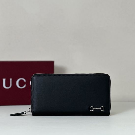 Gucci Black Leather Slim Clutch 846954