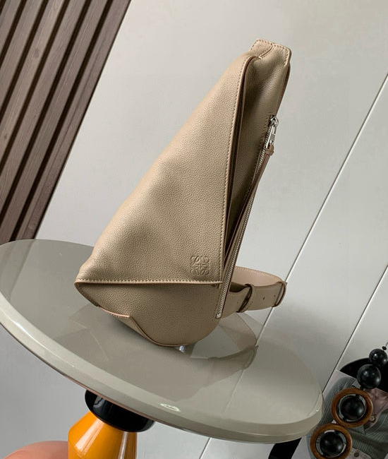 Loewe Anton Sling Crossbody in Beige Leather 5219