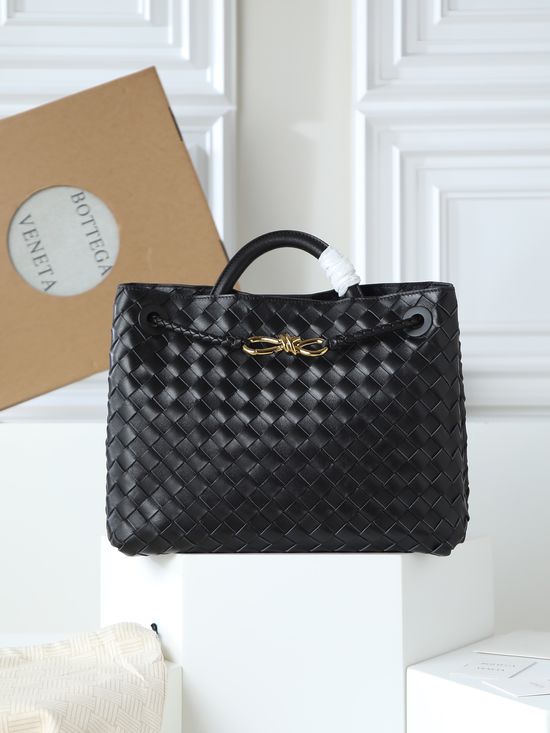 Bottega Veneta Andiamo Woven Handbag 766016