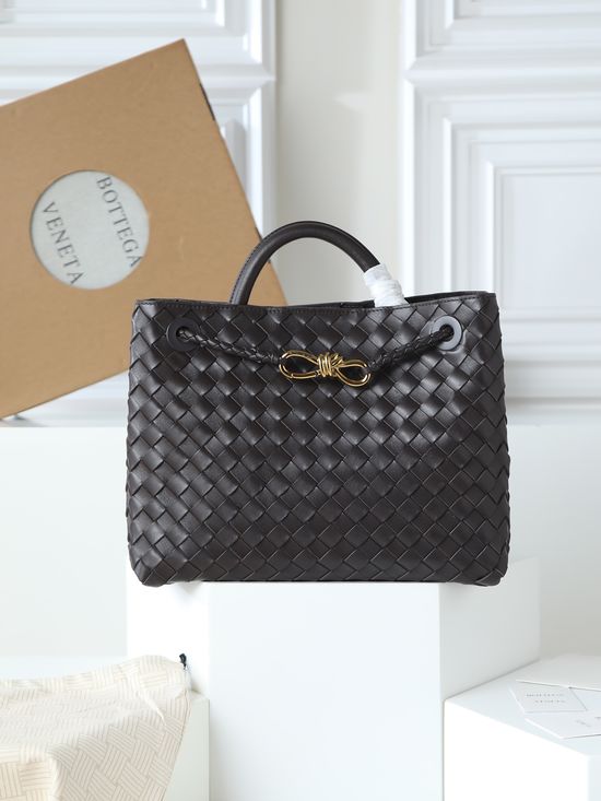Bottega Veneta Andiamo Woven Handbag 766016