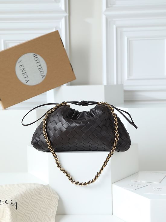 Bottega Veneta Dustbag Notte Chain Crossbody Clutch 839394