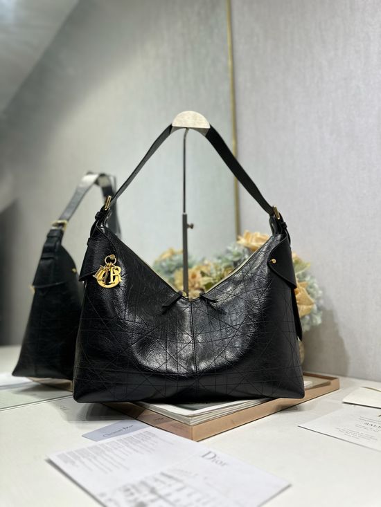 Christian Dior Voyage Quilted Leather Handbag 2844