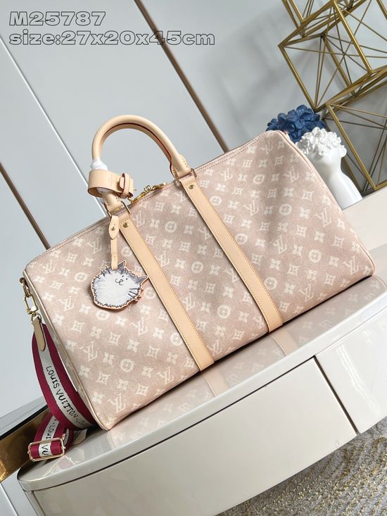 Louis Vuitton Keepall Bandoulière 45 Travel Bag M25787