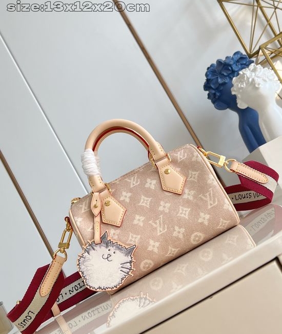 Louis Vuitton LV Speedy 20 Bandoulière Meowgram Canvas Handbag M15151