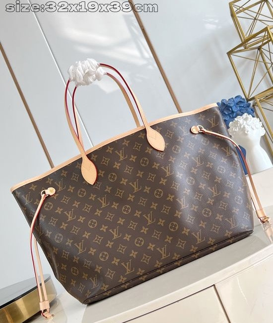 Louis Vuitton LV Neverfull Tote Bag Exclusive Real Shot M46978