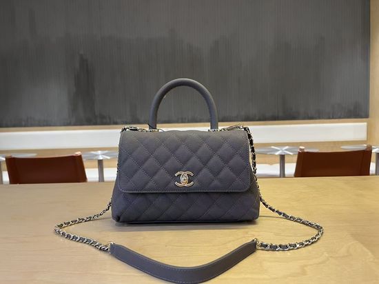 Chanel Coco Handle Medium Caviar Leather Flap Bag 92990
