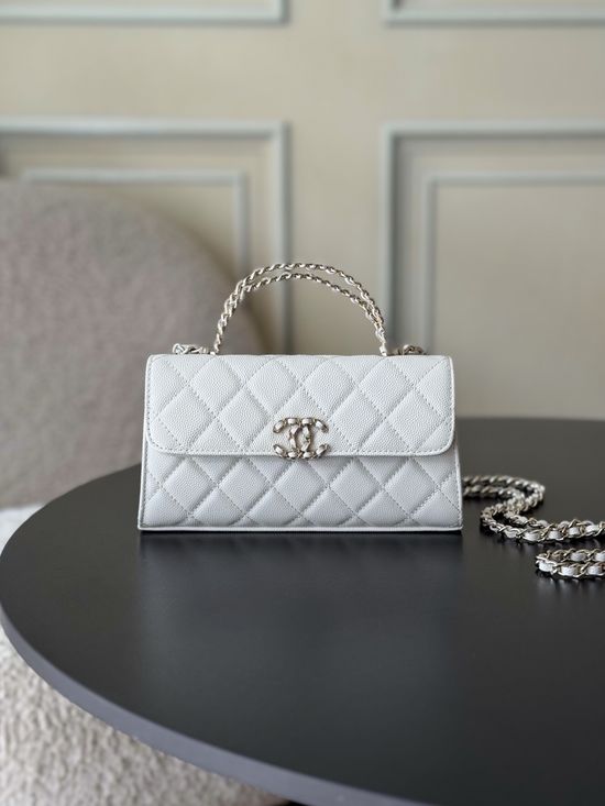 Chanel Kelly Handle Classic Calfskin Bag 96149