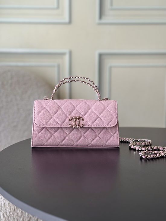 Chanel Kelly Handle Grained Leather Bag 96149