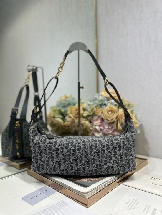 Christian Dior D-Journey Medium Oblique Print Bag 2417
