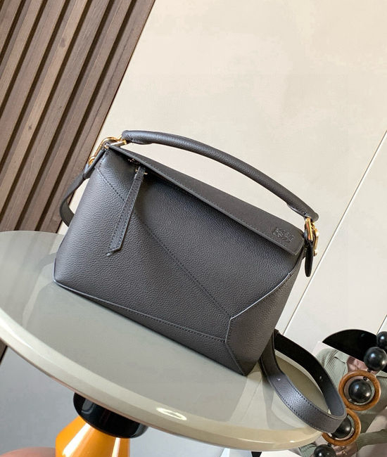 Loewe Puzzle Small Geometric Leather Handbag 8010